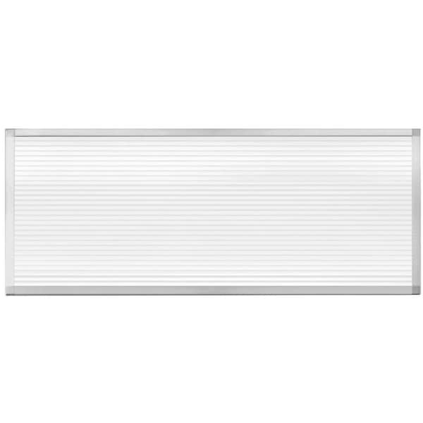 Hush Panel Windows 5' x 2' Clear Fluted